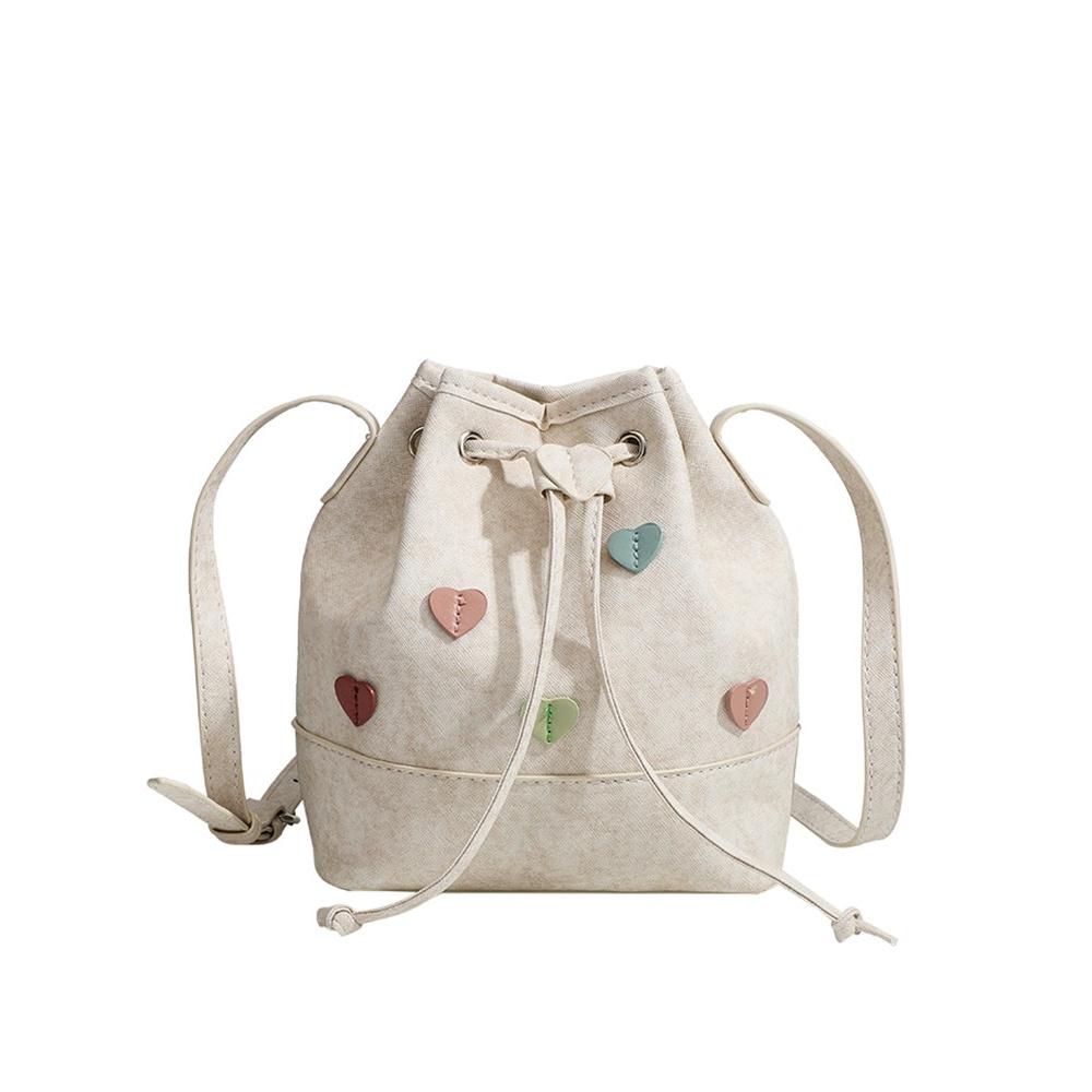 JIAERDI Heart Drawstring Beige Bucket Bag Women Versatile Korean Style Handheld Shoulder Bag Ladies Lightweight Crossbody Purse 18x21x10cm бежевий
JIAERDI Heart Drawstring Beige Bucket Bag Women Versatile Korean Style Handheld Shoulder Bag Ladies Lightweight Crossbody Purse 18x21x10cm бежевий