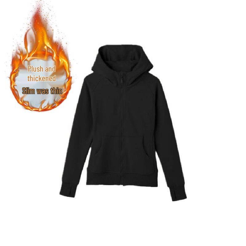 Fleece-Lined 380g Korean Black Slim Fit Hooded Sweatshirt for Women - Waist-Cinching Casual Style for Spring and Autumn 2025 Medium
Fleece-Lined 380g Korean Black Slim Fit Hooded Sweatshirt for Women - Waist-Cinching Casual Style for Spring and Autumn 2025 Medium