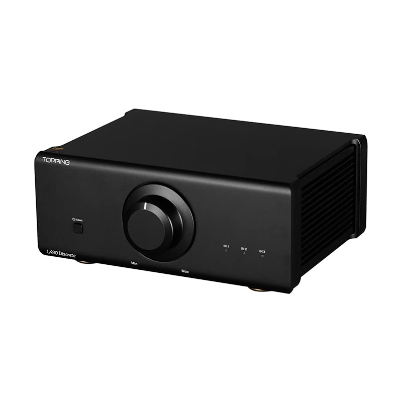 TOPPING LA90D Discrete Power Amplifier Input 2 Step Gain Setting 3XLR/TRS (Black)
TOPPING LA90D Discrete Power Amplifier Input 2 Step Gain Setting 3XLR/TRS (Black)
