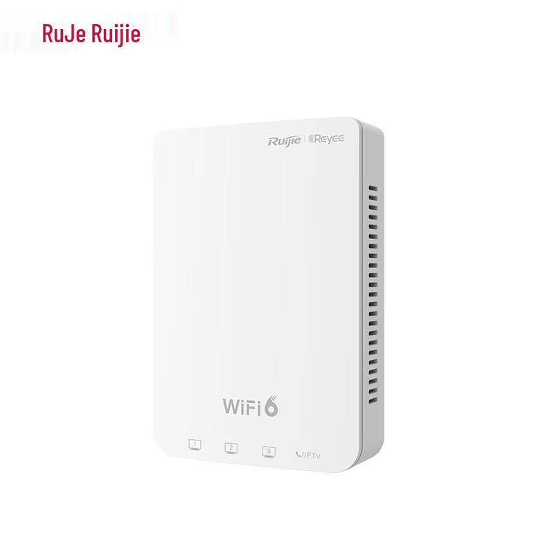 Ruijie RG-RAP1261(E) AX3000 Gigabit Dual-Band In-Wall Wi-Fi 6 Access Point
Ruijie RG-RAP1261(E) AX3000 Gigabit Dual-Band In-Wall Wi-Fi 6 Access Point