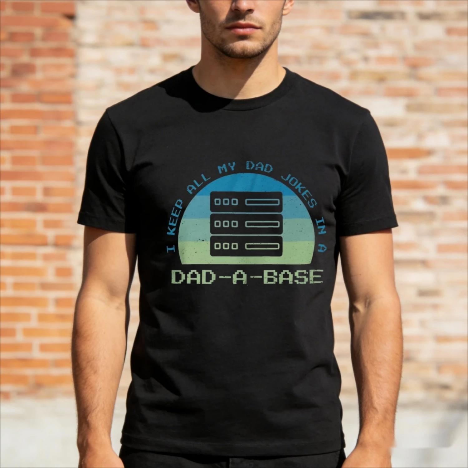 I Keep All My Dad Jokes in A Dad A Base Graphic TShirt Programmer Dad Gift Tee Men Cotton Short Sleeve Father Day Gift Shirt XXXXXL чорний
I Keep All My Dad Jokes in A Dad A Base Graphic TShirt Programmer Dad Gift Tee Men Cotton Short Sleeve Father Day Gift Shirt XXXXXL чорний