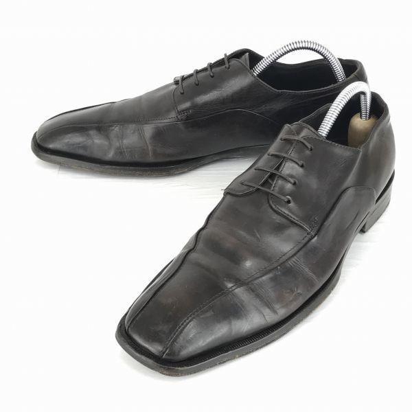 Hugo Boss Italy Leather Swirl Moc 27.0 Dark Brown Blake Stitch Dress Shoes
Hugo Boss Italy Leather Swirl Moc 27.0 Dark Brown Blake Stitch Dress Shoes
