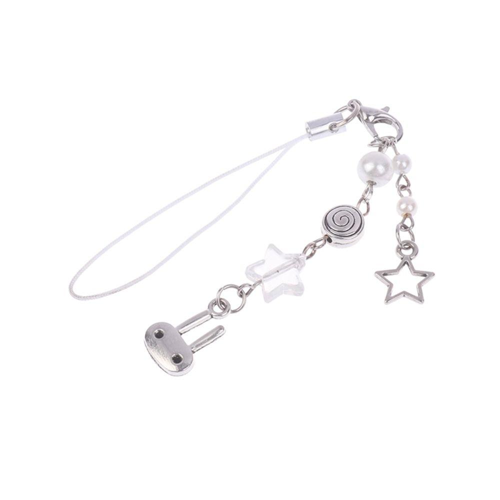 Hanging Rope Cyber Bunny Phone Charm Sweet Girl Beaded Keychain Y2k Cell Phone Chain Bag Charm as picture
Hanging Rope Cyber Bunny Phone Charm Sweet Girl Beaded Keychain Y2k Cell Phone Chain Bag Charm as picture