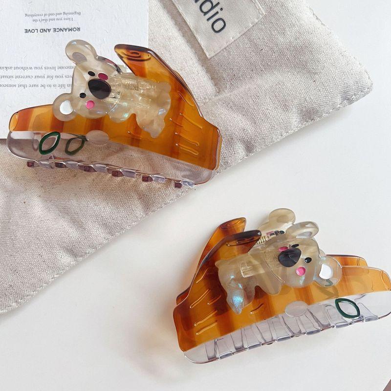 1pc South Korean dopamine hair clip for women, new cute little koala claw clip, back of the head disc hair shark clip
1pc South Korean dopamine hair clip for women, new cute little koala claw clip, back of the head disc hair shark clip