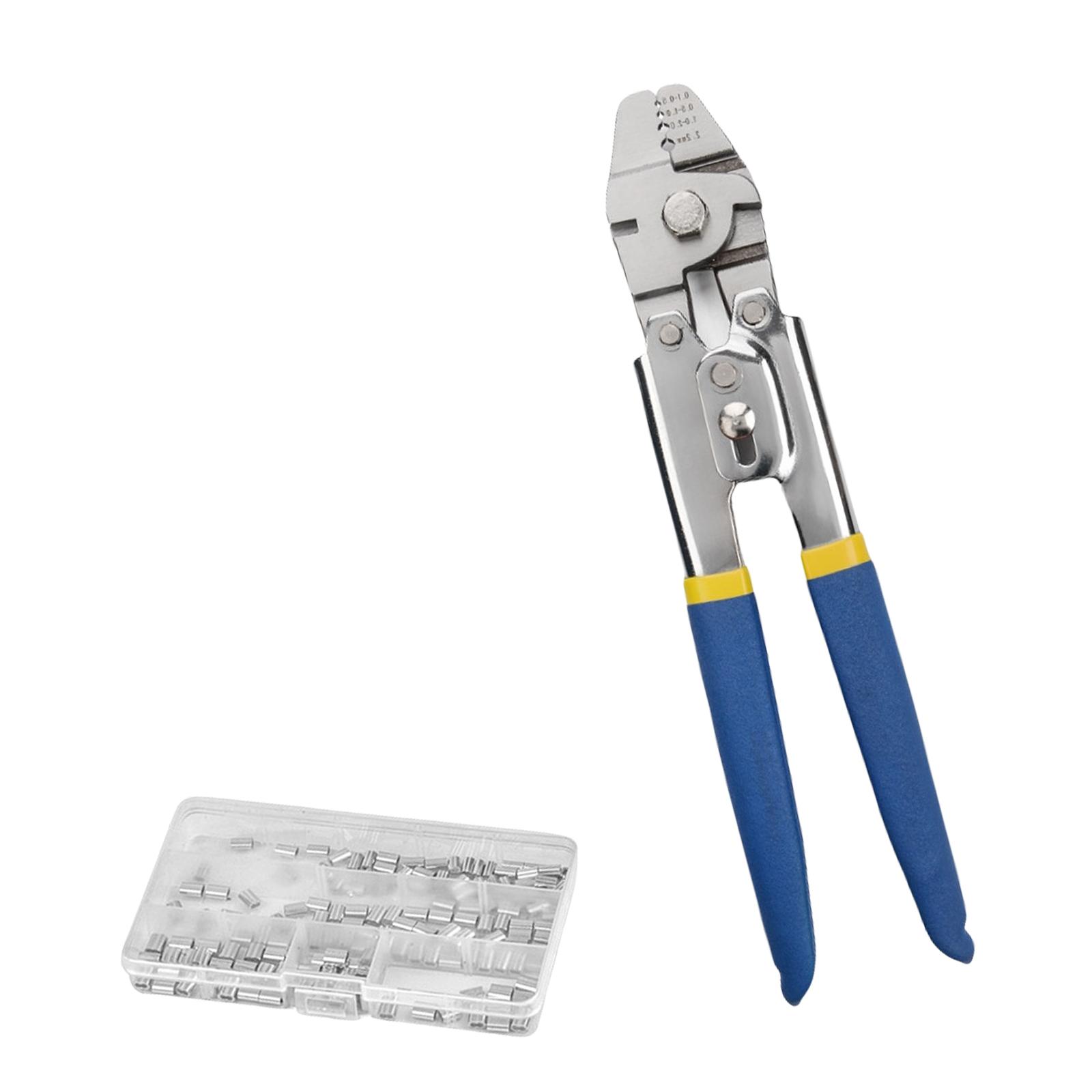Wire Rope Crimping Tool Swager and Crimper for Fishing Lines and Aluminum Crimping Rings Sleeves up to 2.2mm Pliers
Wire Rope Crimping Tool Swager and Crimper for Fishing Lines and Aluminum Crimping Rings Sleeves up to 2.2mm Pliers
