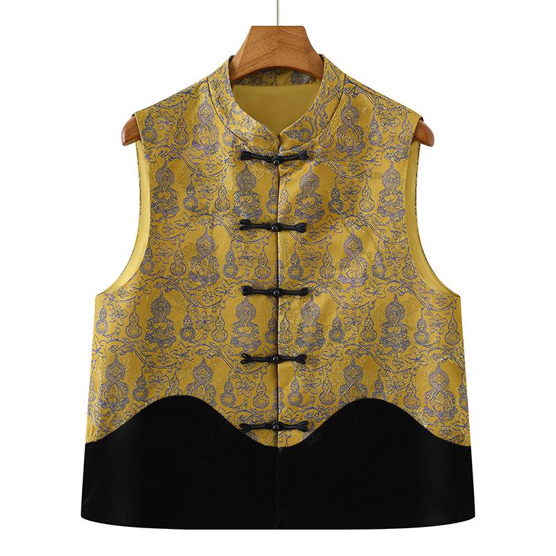Chinese Embroidery Vest for Middle-Aged Women - Loose-Fit National Style Top 2XL золотий
Chinese Embroidery Vest for Middle-Aged Women - Loose-Fit National Style Top 2XL золотий