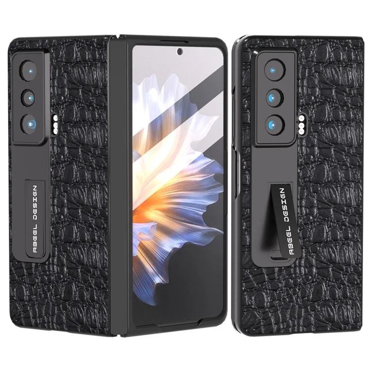 For Honor Magic Vs 5G Genuine Cow Leather PC Kickstand Cover Texture Shockproof Phone Case with Tempered Glass Film
For Honor Magic Vs 5G Genuine Cow Leather PC Kickstand Cover Texture Shockproof Phone Case with Tempered Glass Film
