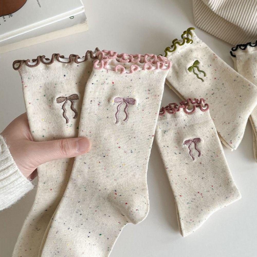 5Pairs Cat Cartoon Tube Socks Dots Sweet Bowknot Sock Cute Ruffled Socks Women Summer Style 1
5Pairs Cat Cartoon Tube Socks Dots Sweet Bowknot Sock Cute Ruffled Socks Women Summer Style 1