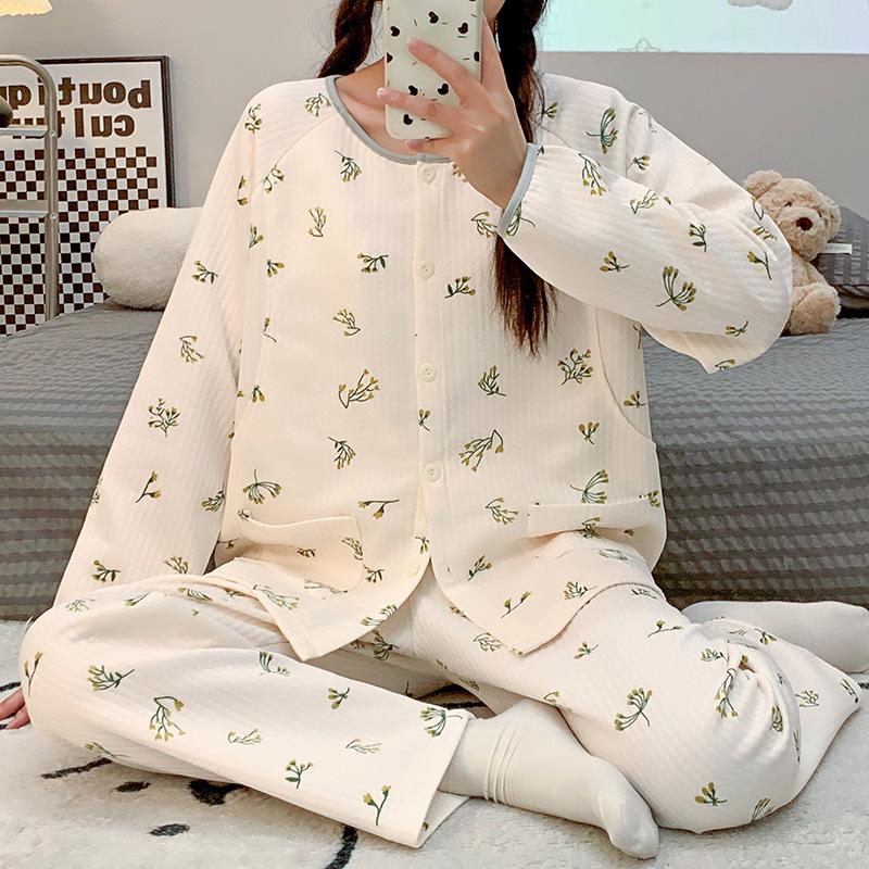 Комплект кимоно-пижамы для беременных из воздушного хлопка: Осень/Зима, Послеродовый, Большой размер, Подходит для кормления грудью, Можно носить на улице L (100-120 lbs)
Комплект кимоно-пижамы для беременных из воздушного хлопка: Осень/Зима, Послеродовый, Большой размер, Подходит для кормления грудью, Можно носить на улице L (100-120 lbs)