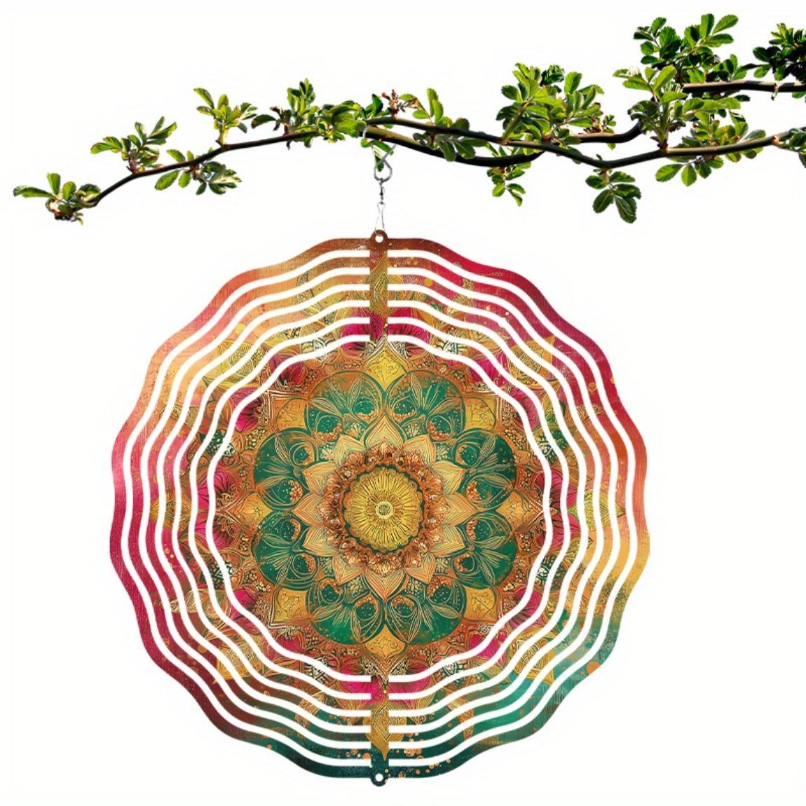 360 Degree Swivel Hook 10 Inch Hanging Wind Spinner Vibrant Metal Art Design for Garden Lawn Balcony All Season Outdoor Decoration Weather 01A
360 Degree Swivel Hook 10 Inch Hanging Wind Spinner Vibrant Metal Art Design for Garden Lawn Balcony All Season Outdoor Decoration Weather 01A