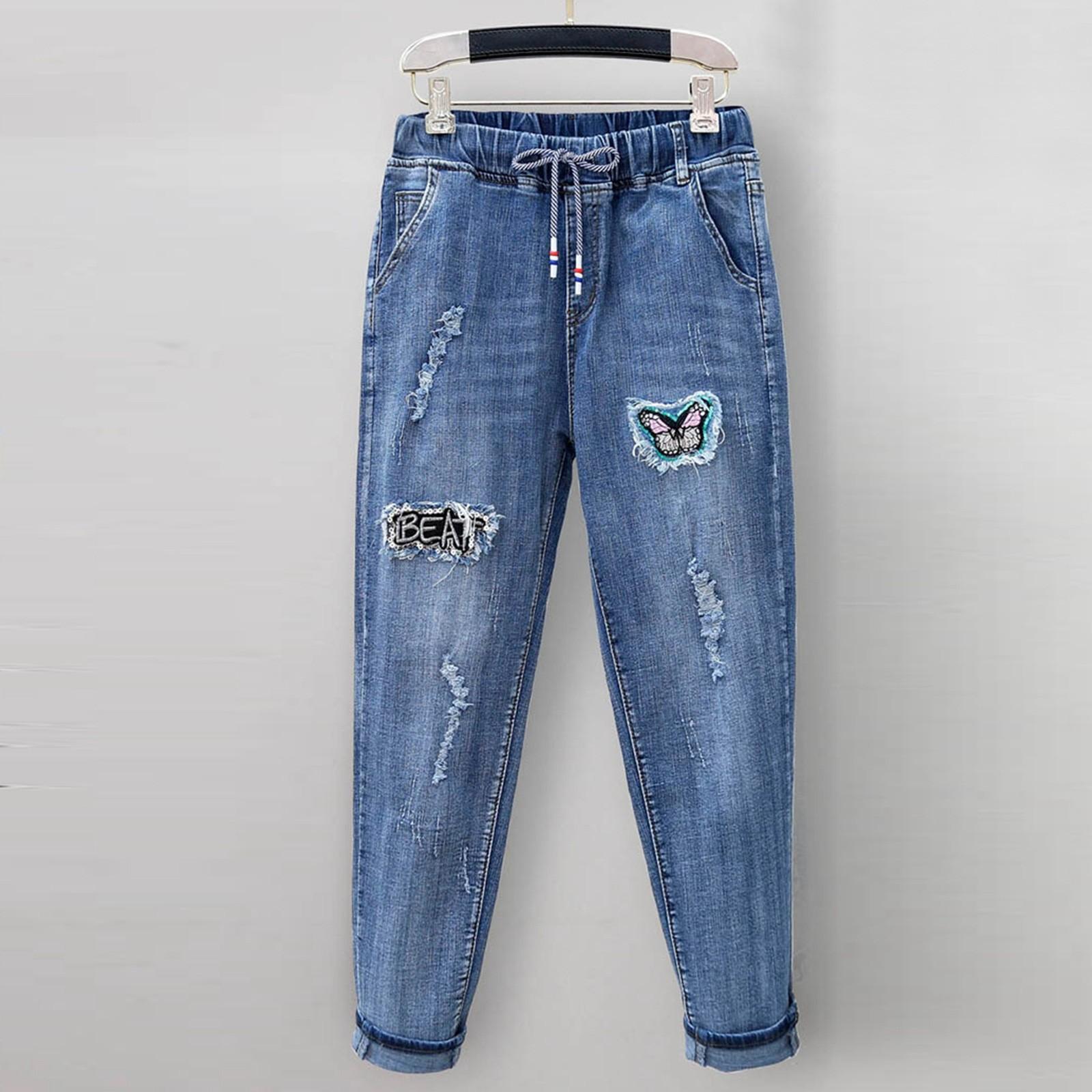 Женские брюки большого размера, эластичные джинсы, свободные полуэластичные брюки XXXXXXL синий
Женские брюки большого размера, эластичные джинсы, свободные полуэластичные брюки XXXXXXL синий