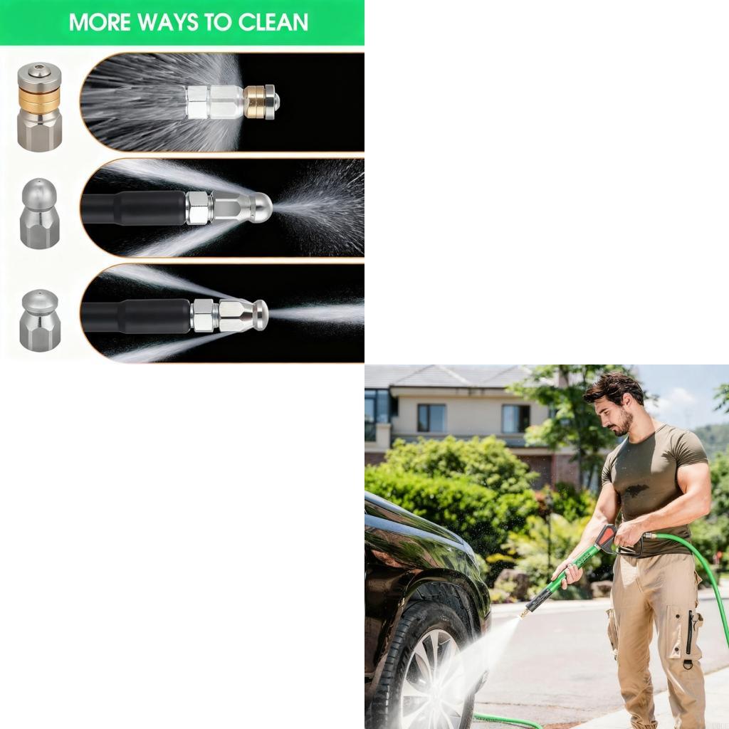 Sewer Jetter 50FT for Pressure Washer, 5800PSI Drain Cleaner Hose 1/4Inch China Mainland
Sewer Jetter 50FT for Pressure Washer, 5800PSI Drain Cleaner Hose 1/4Inch China Mainland
