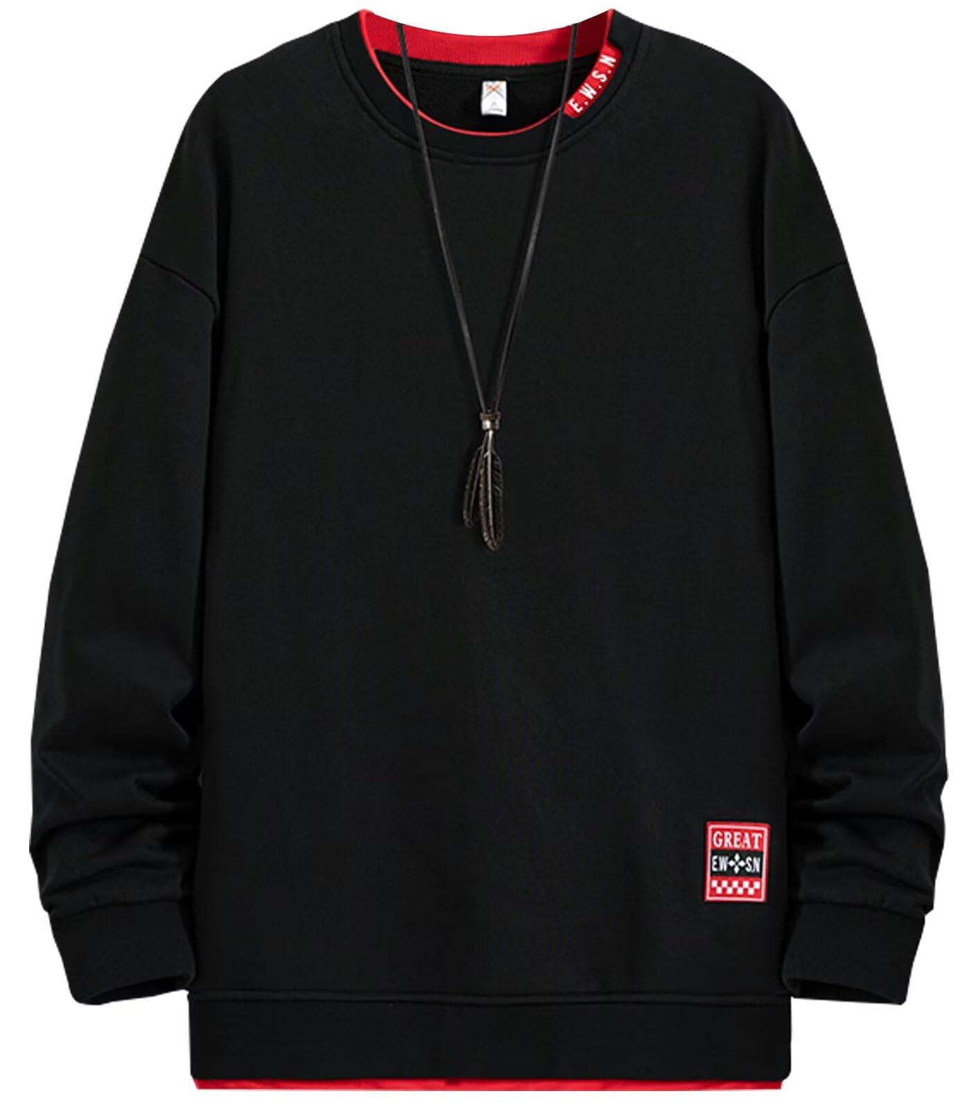 Bligo Long Sleeve Crew Neck Printed Pullover Plus Loose Solid Men s T-Shirt, Shirt, Sizes, Stylish, Casual, Comfortable, Fit, Popular, Color, Spring,
Bligo Long Sleeve Crew Neck Printed Pullover Plus Loose Solid Men s T-Shirt, Shirt, Sizes, Stylish, Casual, Comfortable, Fit, Popular, Color, Spring,