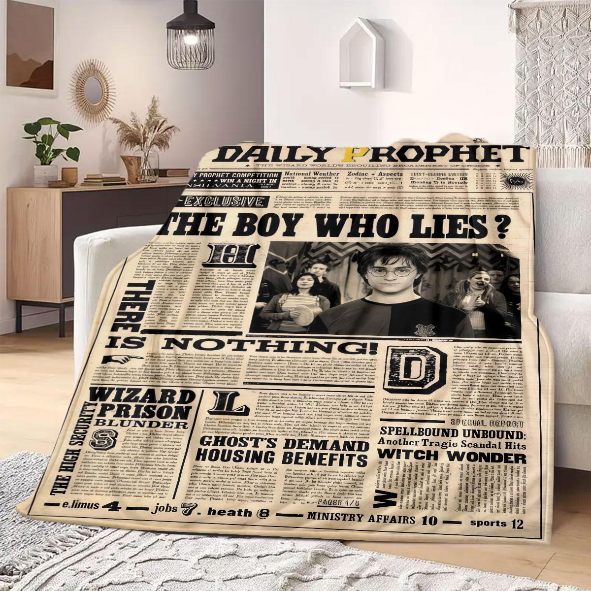 HarryPotter Flannel Blanket Print for Sofas Beds Bedrooms Chairs Travel Picnics Cartoon Home Decor Style 75x90cm
HarryPotter Flannel Blanket Print for Sofas Beds Bedrooms Chairs Travel Picnics Cartoon Home Decor Style 75x90cm