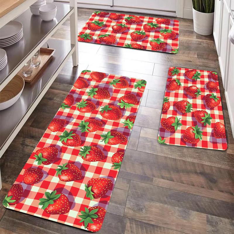1pc Strawberry & Checkered Design 8mm Thick Polyester Floor Mat - Machine Washable, Rectangular Mat for Kitchen, Bathroom, Livin 40cm x 60cm
1pc Strawberry & Checkered Design 8mm Thick Polyester Floor Mat - Machine Washable, Rectangular Mat for Kitchen, Bathroom, Livin 40cm x 60cm