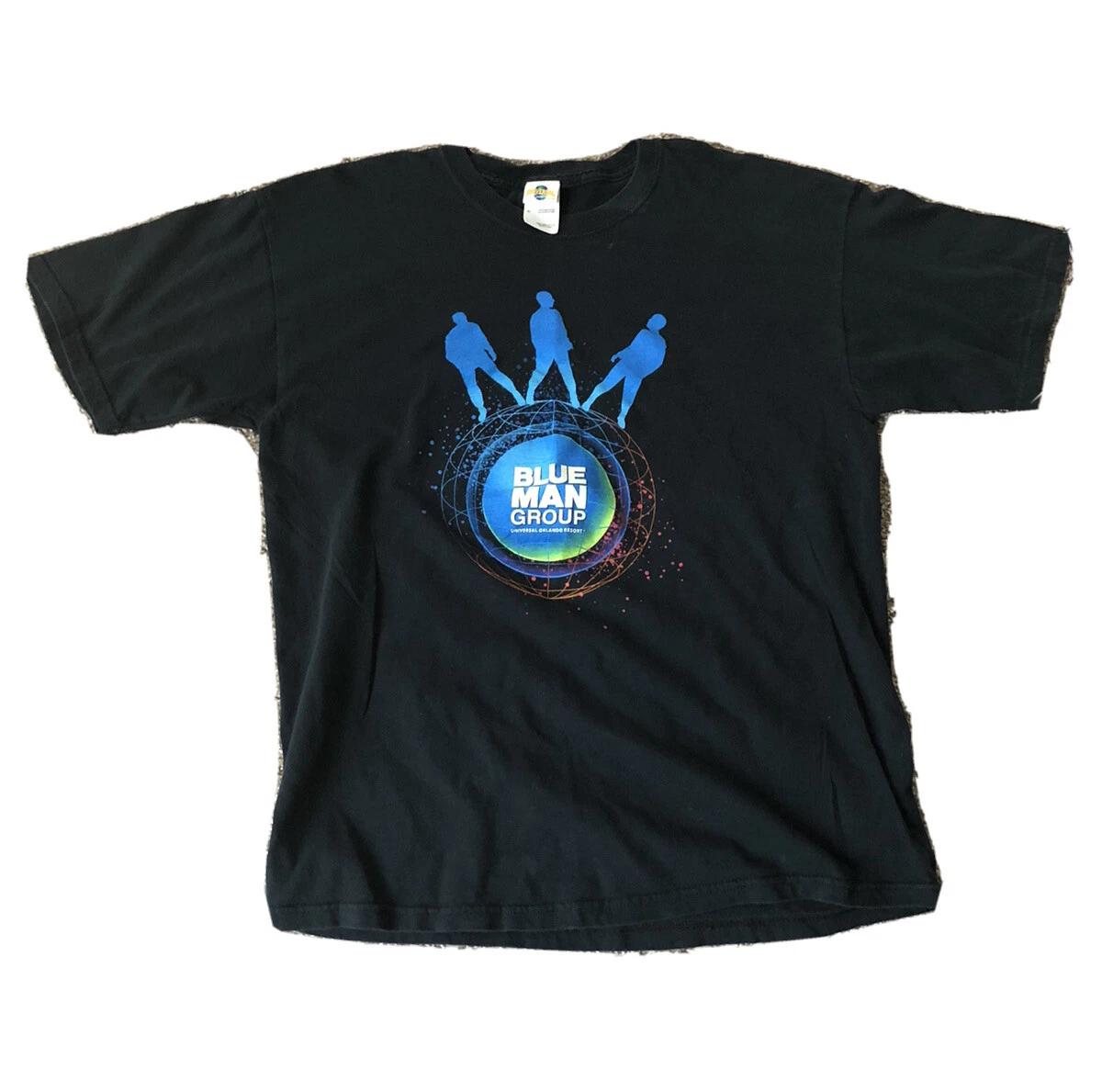vintage blue man group universal studio t shirt men large blue S
vintage blue man group universal studio t shirt men large blue S