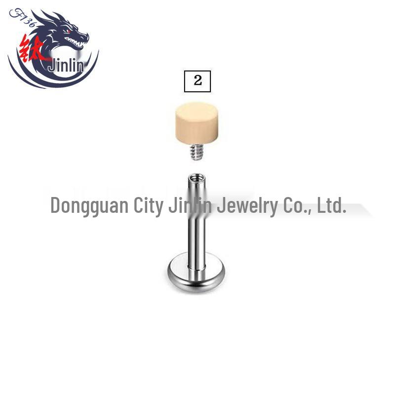Titanium Skin-Tone Invisible Ear Stud, Unisex Cartilage Piercing Disc Replacement. Single Head
Titanium Skin-Tone Invisible Ear Stud, Unisex Cartilage Piercing Disc Replacement. Single Head