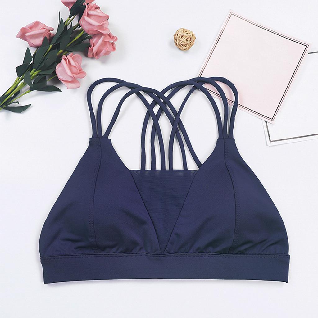 (СУ)Жіночий однотонний спортивний бюстгальтер без оправи, спортивний жилет, нижня білизна для йоги S синій
(СУ)Жіночий однотонний спортивний бюстгальтер без оправи, спортивний жилет, нижня білизна для йоги S синій