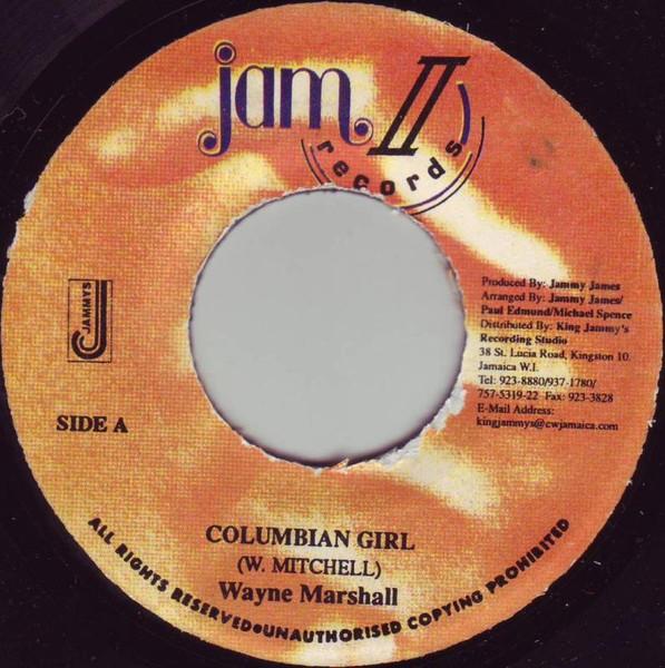7-дюймовая пластинка WAYNE MARSHALL - Columbian Girl NONE Jam II Records Ямайка Регги, Ска и Даб Б/У
7-дюймовая пластинка WAYNE MARSHALL - Columbian Girl NONE Jam II Records Ямайка Регги, Ска и Даб Б/У