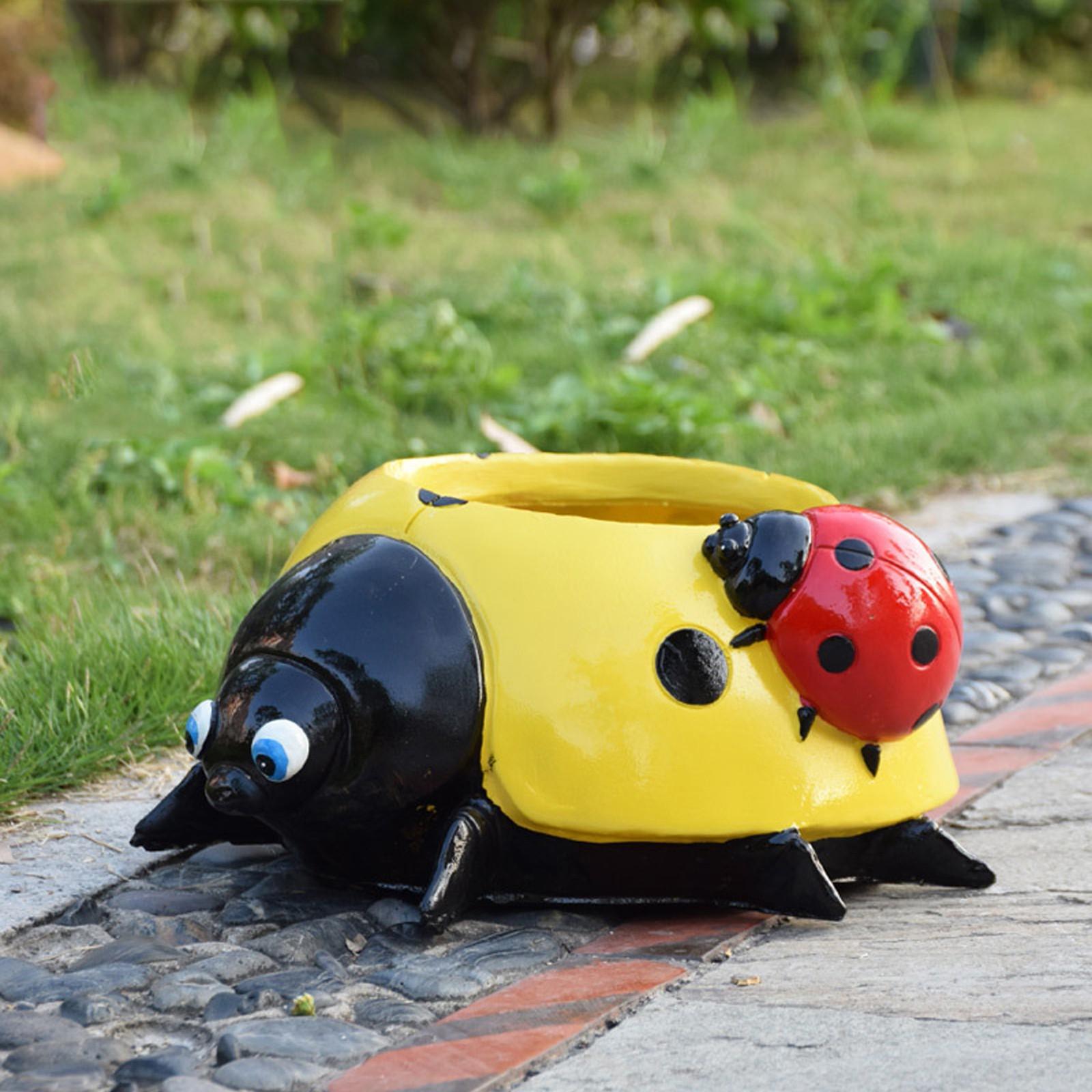 Цветочный горшок с божьими коровками, украшение для сада, цветочный горшок, литье, художественный цветочный горшок жёлтый
Цветочный горшок с божьими коровками, украшение для сада, цветочный горшок, литье, художественный цветочный горшок жёлтый