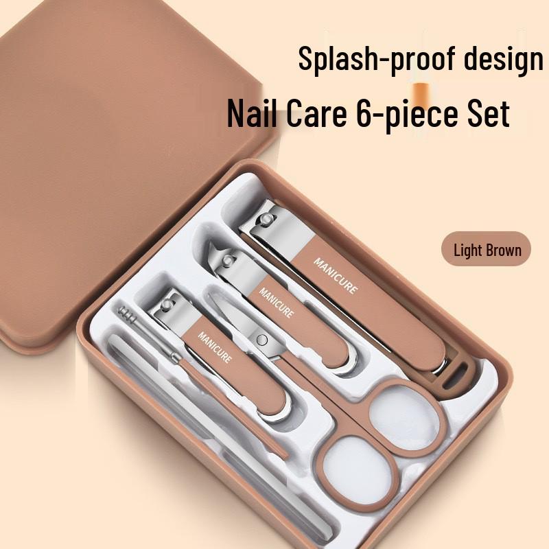 Портативный набор кусачек для ногтей из нержавеющей стали с защитой от разбрызгивания для больших ногтей
Портативный набор кусачек для ногтей из нержавеющей стали с защитой от разбрызгивания для больших ногтей