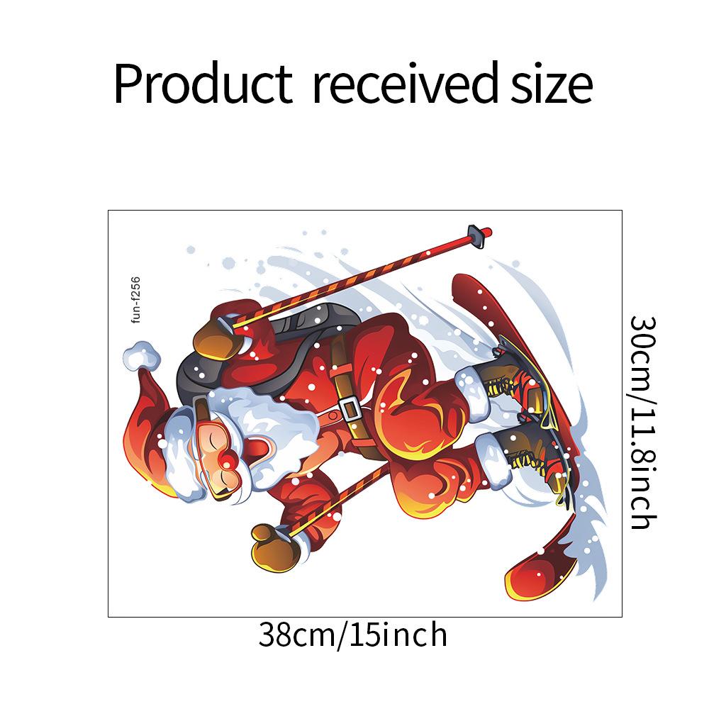 Рождественские лыжи Санта-Клаус Стеклянные окна Двери Украшения дома Наклейки на окна Самоклеящиеся 30*38cm/fun-f256 UV
Рождественские лыжи Санта-Клаус Стеклянные окна Двери Украшения дома Наклейки на окна Самоклеящиеся 30*38cm/fun-f256 UV