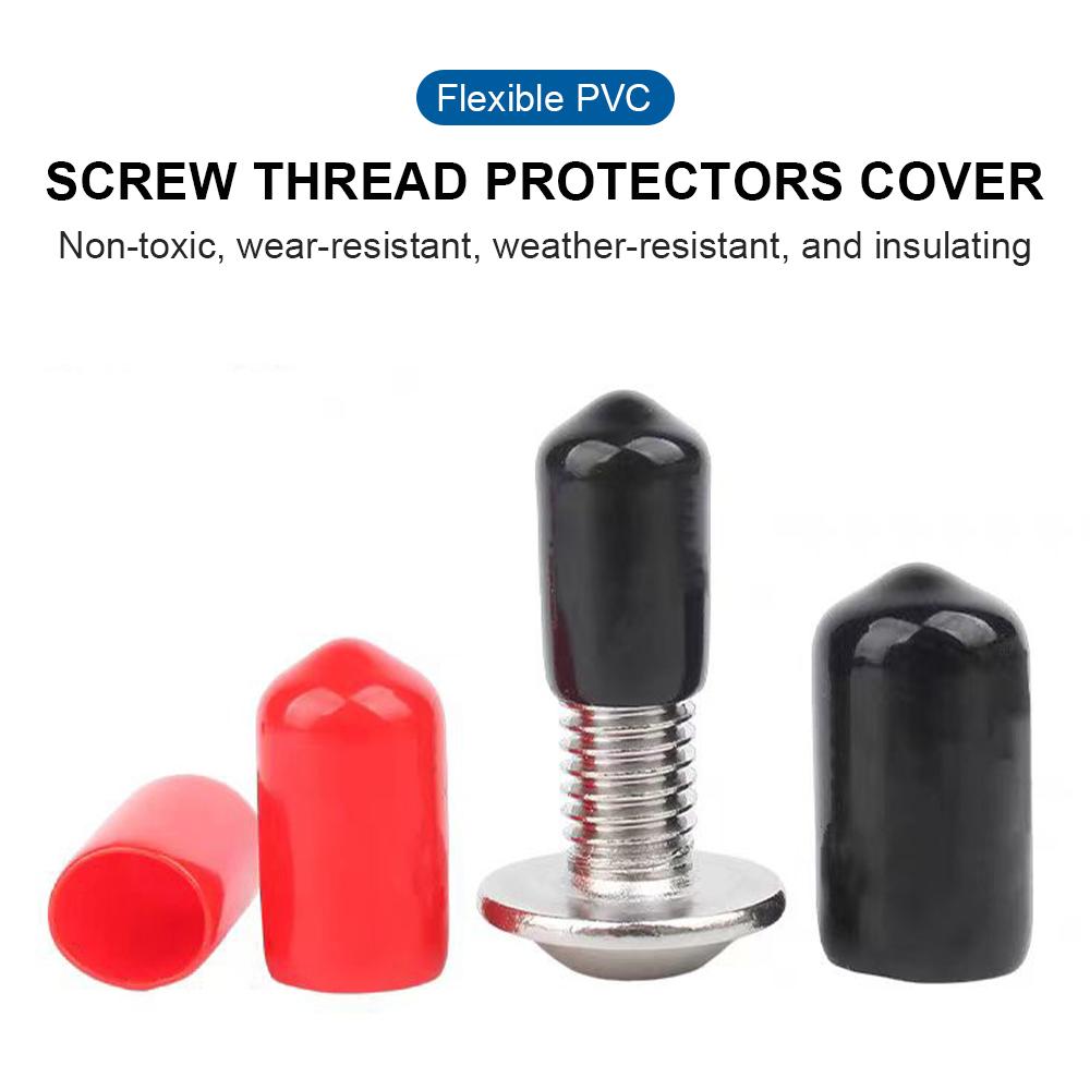 2-100pcs Rubber Screw Thread Protector Cover 1.3-60mm Pvc Bolts End Cap Cover For Metal Tube Rod Screw Decorative And Safety Cap 1.3x15mm 100pieces чорний
2-100pcs Rubber Screw Thread Protector Cover 1.3-60mm Pvc Bolts End Cap Cover For Metal Tube Rod Screw Decorative And Safety Cap 1.3x15mm 100pieces чорний