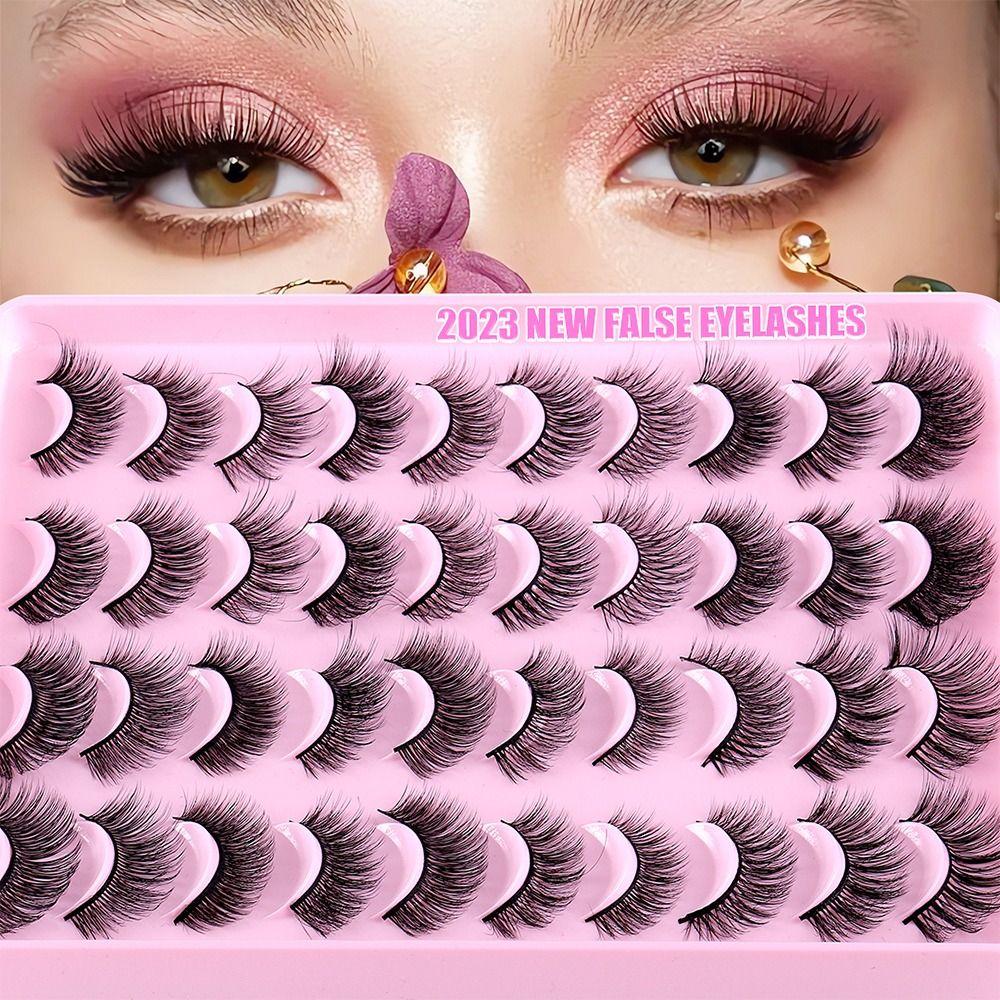 20 Pairs Natural Look Long Thick Lashes Wispy Mink Lashes Fake Eyelashes False Eyelashes Mix20-1
20 Pairs Natural Look Long Thick Lashes Wispy Mink Lashes Fake Eyelashes False Eyelashes Mix20-1