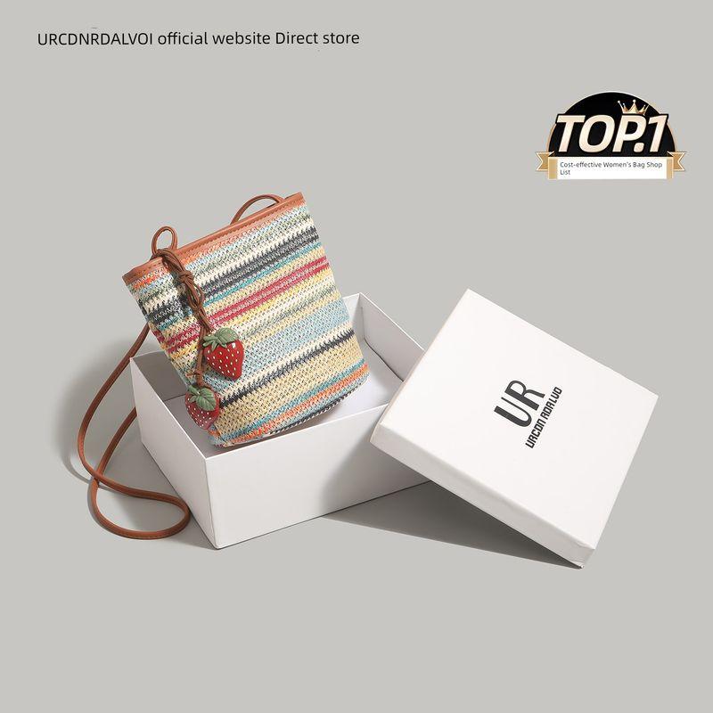 Ur Advanced Texture Woven Bucket Bag Women Summer 2025 New Versitile Fashion Work Commute Shoulder Mobile Phone Bag Brown
Ur Advanced Texture Woven Bucket Bag Women Summer 2025 New Versitile Fashion Work Commute Shoulder Mobile Phone Bag Brown