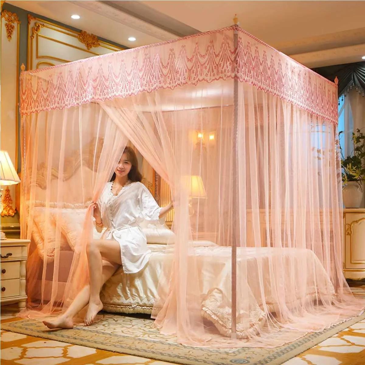 180x220cm 4 Corner Bed Mosquito Net Bed Netting Square Bedding Accessories Doors Mosquito Net Summer Home Textile Bedding Net 1.2x2M оранжевый
180x220cm 4 Corner Bed Mosquito Net Bed Netting Square Bedding Accessories Doors Mosquito Net Summer Home Textile Bedding Net 1.2x2M оранжевый