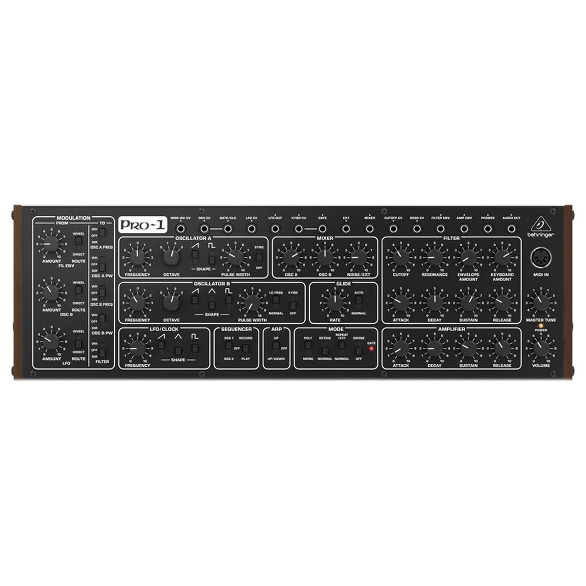 Behringer Analog Synthesizer PRO-1 чорний
Behringer Analog Synthesizer PRO-1 чорний