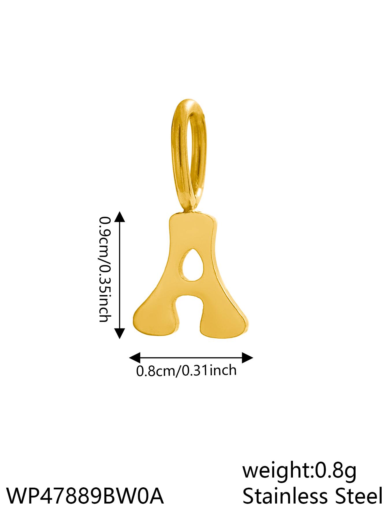 CARLIDANA Dainty 14k Gold Color Initial Charm Pendant Letter Charm Minimalist Stainless Steel Alphabet Letter DIY Jewelry
CARLIDANA Dainty 14k Gold Color Initial Charm Pendant Letter Charm Minimalist Stainless Steel Alphabet Letter DIY Jewelry