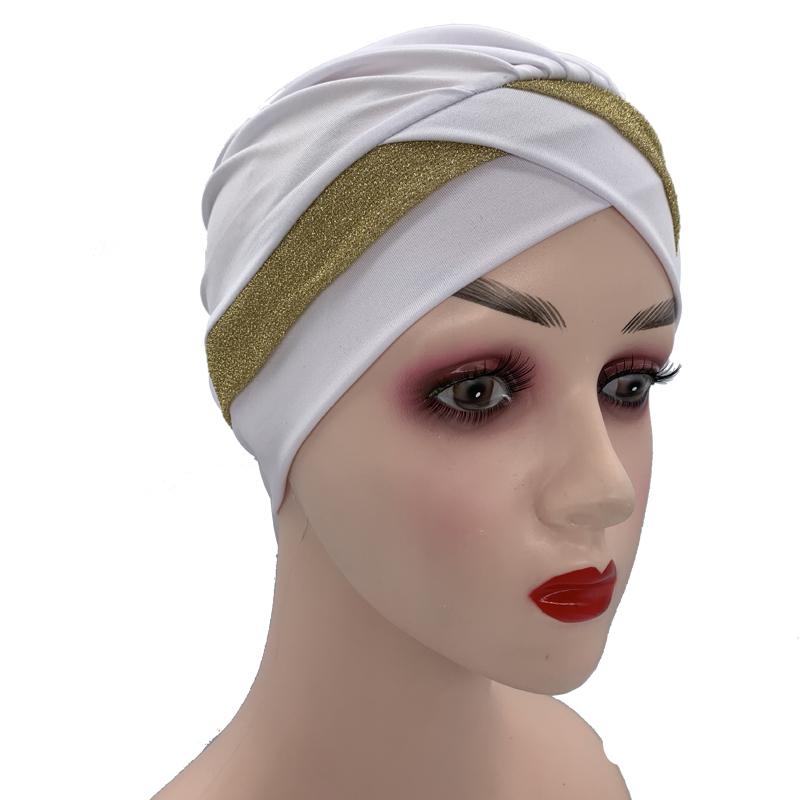 Мусульманська жіноча внутрішня шапочка-хіджаб літній головний убір боне біле золото кольору
Мусульманська жіноча внутрішня шапочка-хіджаб літній головний убір боне біле золото кольору