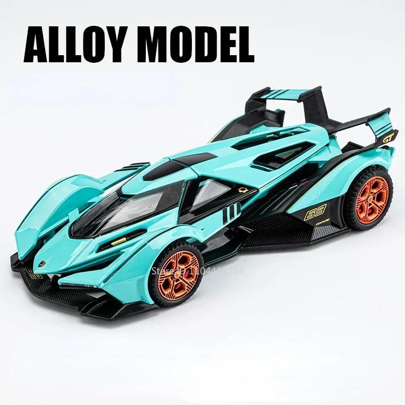 1:32 LamBor V12GT Huracan ST EVO Sports Car Model Toy Alloy Diecast Pull Back Miniature Models Sound Light Hobby Ornaments Gift
1:32 LamBor V12GT Huracan ST EVO Sports Car Model Toy Alloy Diecast Pull Back Miniature Models Sound Light Hobby Ornaments Gift