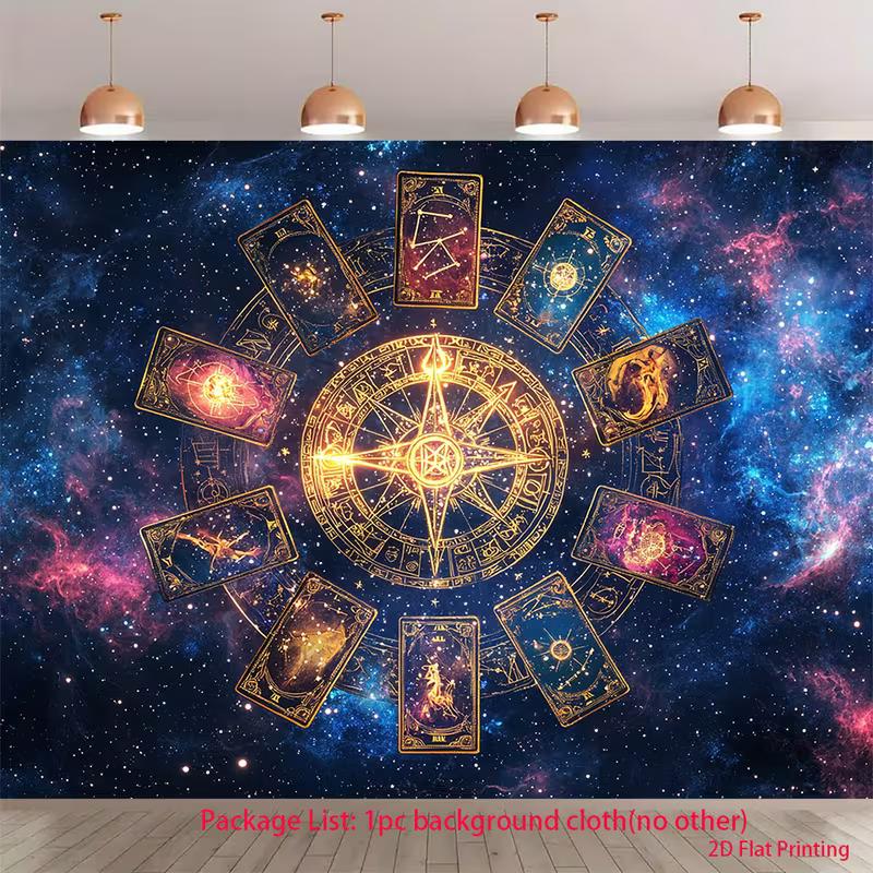 2D Astrology Wheel Backdrop for Zodiac Themed Party & Ritual Decor 47.2x31.5inch/120*80cm
2D Astrology Wheel Backdrop for Zodiac Themed Party & Ritual Decor 47.2x31.5inch/120*80cm