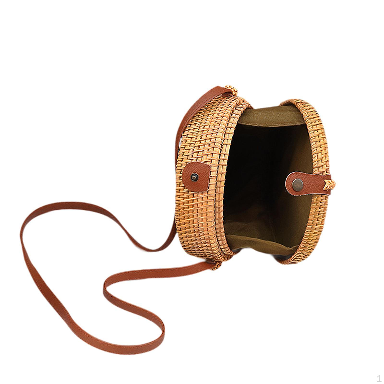 Круглая ротанговая сумка Boho Hand Woven Crossbody для весеннего летнего пикника Style A
Круглая ротанговая сумка Boho Hand Woven Crossbody для весеннего летнего пикника Style A
