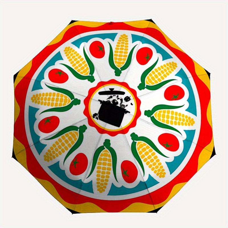 1pc Corn, Tomato Folding Umbrella , 8 Ribs Casual Durable Lightweight Portable Travelling Umbrella For Men & Women yy250728089
1pc Corn, Tomato Folding Umbrella , 8 Ribs Casual Durable Lightweight Portable Travelling Umbrella For Men & Women yy250728089