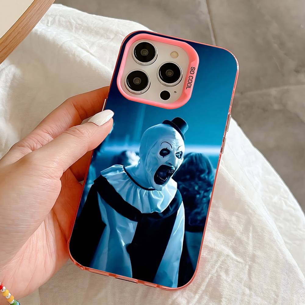 Art the C-Clown T-Terrifiers Phone Case For iPhone 16,15,14,13,12,11,Pro,Max,Plus,Mini,SE Anti Fall Pink Matte Hard Bumper iPhone14
Art the C-Clown T-Terrifiers Phone Case For iPhone 16,15,14,13,12,11,Pro,Max,Plus,Mini,SE Anti Fall Pink Matte Hard Bumper iPhone14