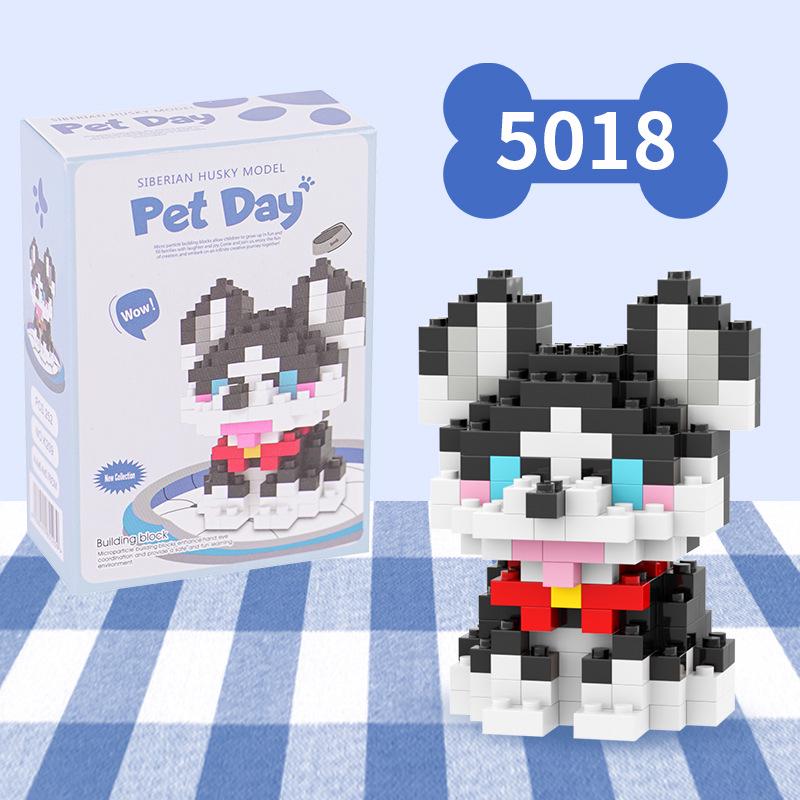 Compatible Building Toys: Corgi and Husky Pets for Kids, Micro-Particle Ornaments
Compatible Building Toys: Corgi and Husky Pets for Kids, Micro-Particle Ornaments