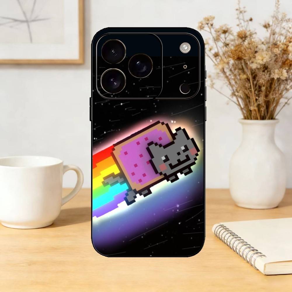 Cute N-Nyan Cat Phone Case Silicone black Soft For IPhone 17,16,15,14,13,12,11,SE,Plus Pro Max iPhone16pro
Cute N-Nyan Cat Phone Case Silicone black Soft For IPhone 17,16,15,14,13,12,11,SE,Plus Pro Max iPhone16pro