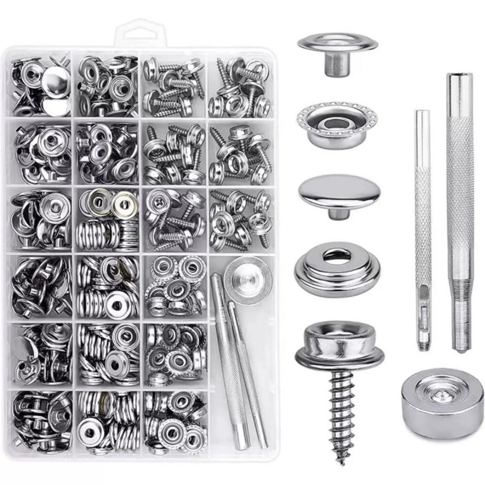 323pcs Stainless Steel Screw Snap Buttons With Tool Set For Tarpaulin And Ship Tool Accessories Professional Tools Instrument Pa China Mainland
323pcs Stainless Steel Screw Snap Buttons With Tool Set For Tarpaulin And Ship Tool Accessories Professional Tools Instrument Pa China Mainland