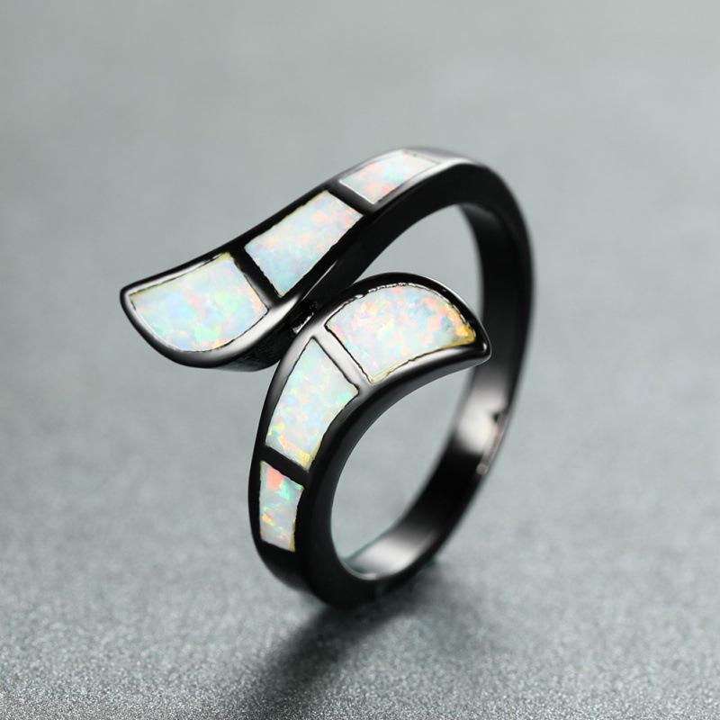 Accessories Fashion Black Gold Blue Curved Ring Men s Exaggerated Personality Ring no. 9
Accessories Fashion Black Gold Blue Curved Ring Men s Exaggerated Personality Ring no. 9