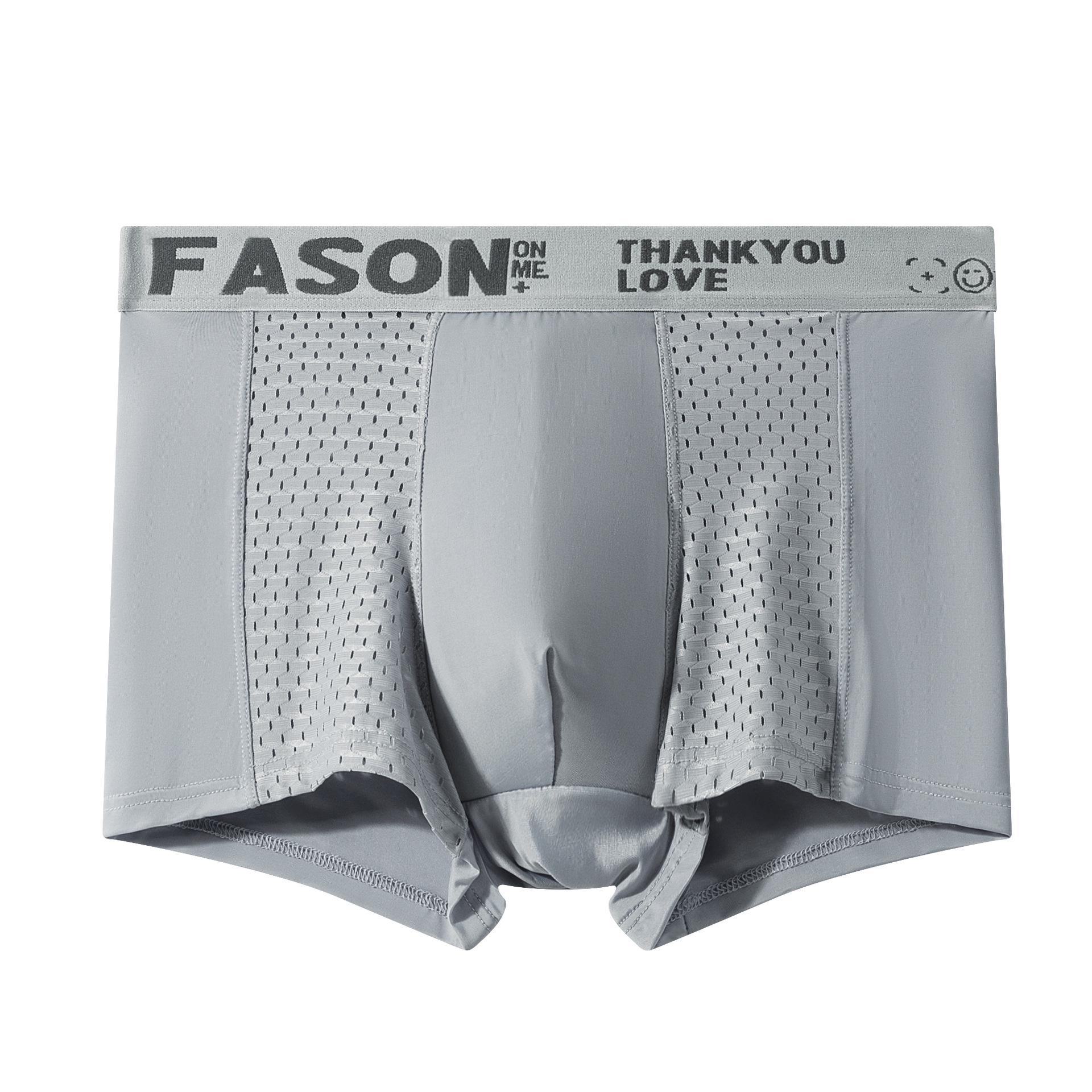 Мужские летние сетчатые бесшовные трусы-боксеры - удобные, дышащие, однотонные трусы из ледяного шелка XXXL светло-серый
Мужские летние сетчатые бесшовные трусы-боксеры - удобные, дышащие, однотонные трусы из ледяного шелка XXXL светло-серый