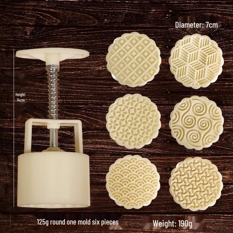 Набор форм для ручного прессования лунных пряников для Праздника середины осени и пирожных из маша
Набор форм для ручного прессования лунных пряников для Праздника середины осени и пирожных из маша