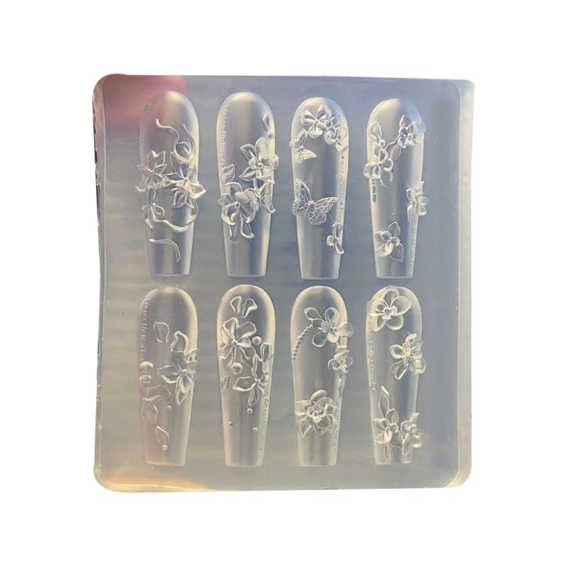 3D Floral Nail Art Silicone Mold For DIY Manicure Designs Soft Flexible Reusable Nail Charm Tool With Easy Demolding 1
3D Floral Nail Art Silicone Mold For DIY Manicure Designs Soft Flexible Reusable Nail Charm Tool With Easy Demolding 1