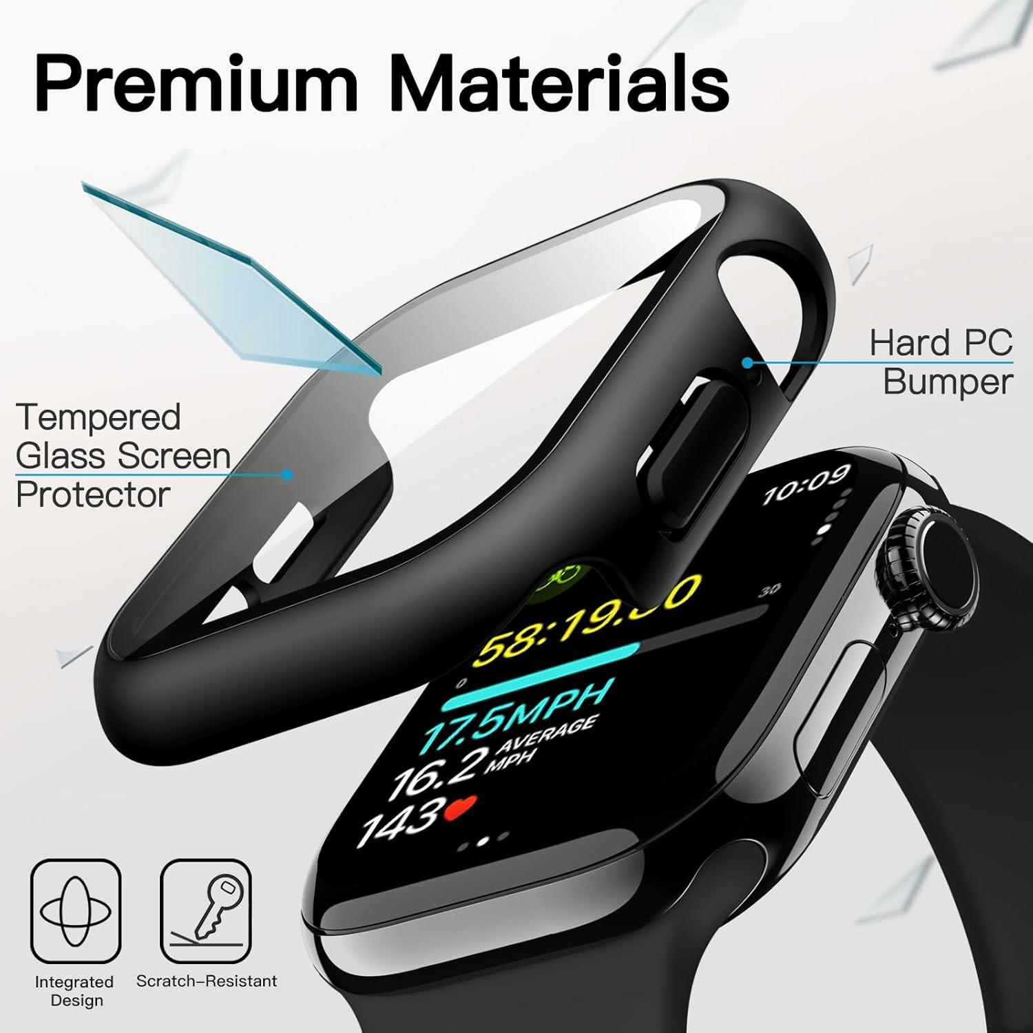For Apple Watch Series 10 46mm Watch Case IP68 Waterproof Hard PC Cover with Tempered Glass Film Silver
For Apple Watch Series 10 46mm Watch Case IP68 Waterproof Hard PC Cover with Tempered Glass Film Silver