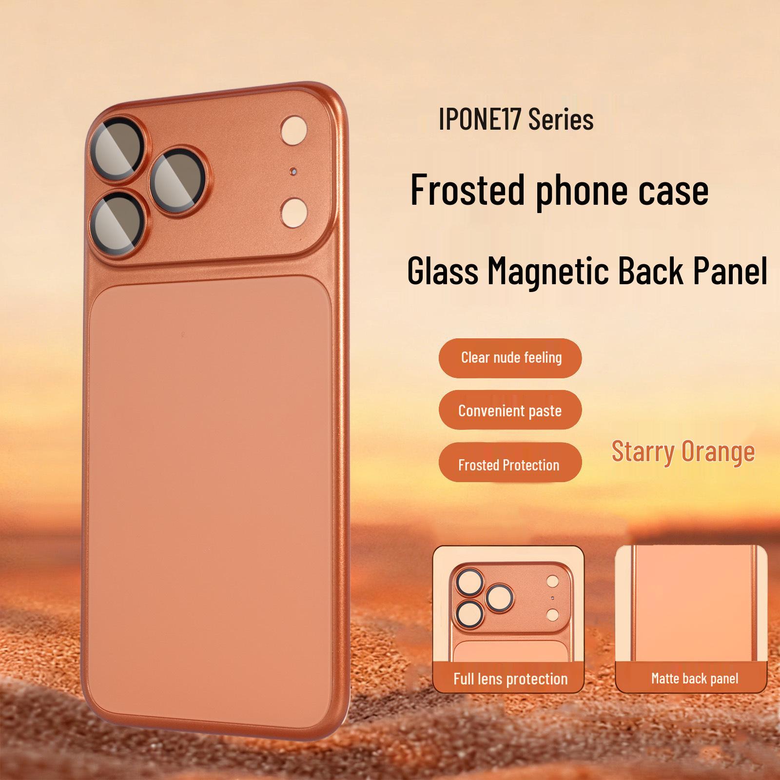 Apple iPhone 17 PROMAX Magnetic Frosted Back Sticker Case, 16 Large Window AG Glass Compatible 14 Pro Max
Apple iPhone 17 PROMAX Magnetic Frosted Back Sticker Case, 16 Large Window AG Glass Compatible 14 Pro Max