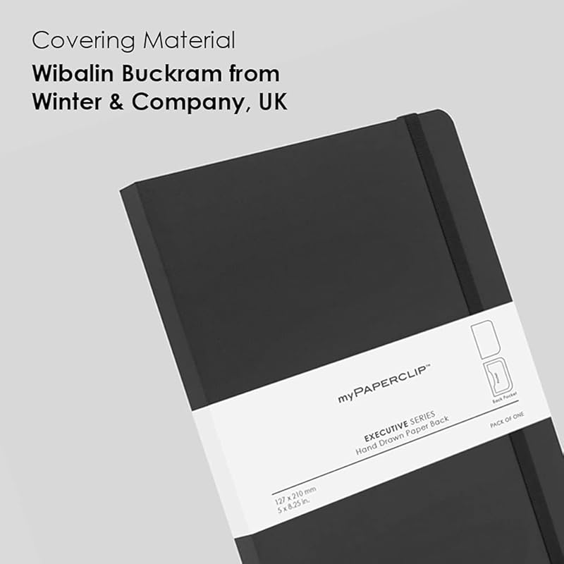 myPAPERCLIP Executive Series Notebook | Section Thread Bound with Hand Drawn Paper Back | Notebook For Gifting | Station чёрный
myPAPERCLIP Executive Series Notebook | Section Thread Bound with Hand Drawn Paper Back | Notebook For Gifting | Station чёрный