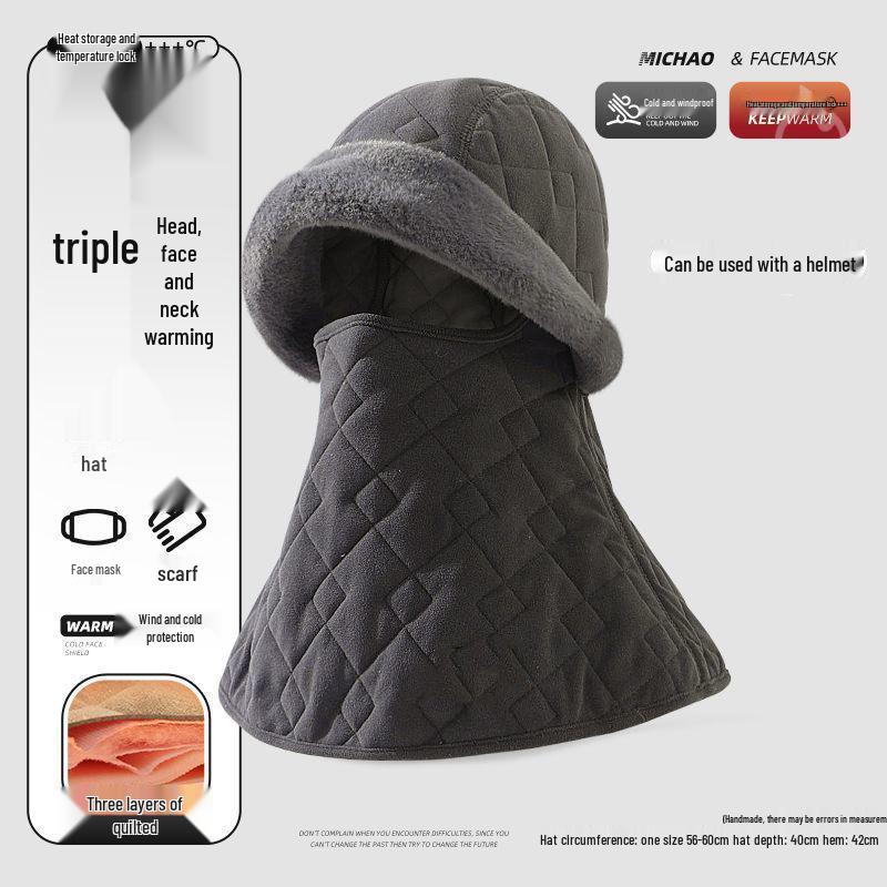 Women s Winter Cycling Mask: Warm, Fleece-Lined Neck Warmer & Windproof Face Cover for Cold Weather Riding One Size сірий колір
Women s Winter Cycling Mask: Warm, Fleece-Lined Neck Warmer & Windproof Face Cover for Cold Weather Riding One Size сірий колір