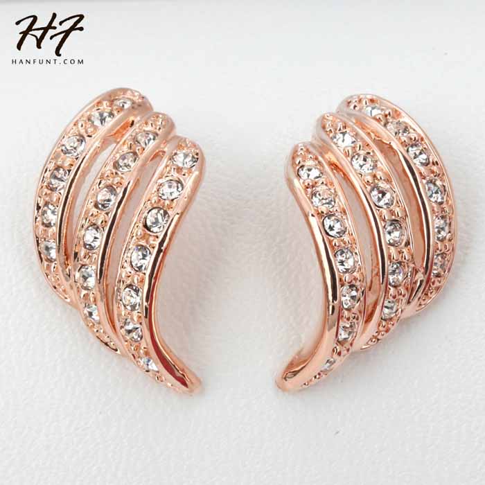 Vintage CZ Crystal Wings Stud Earrings For Women Vintage Luxury Rose Gold Color Fashion Zirconaccessories Gift E037 E038
Vintage CZ Crystal Wings Stud Earrings For Women Vintage Luxury Rose Gold Color Fashion Zirconaccessories Gift E037 E038